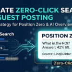 How to Dominate Zero-Click Searches via Guest Posting (2026)