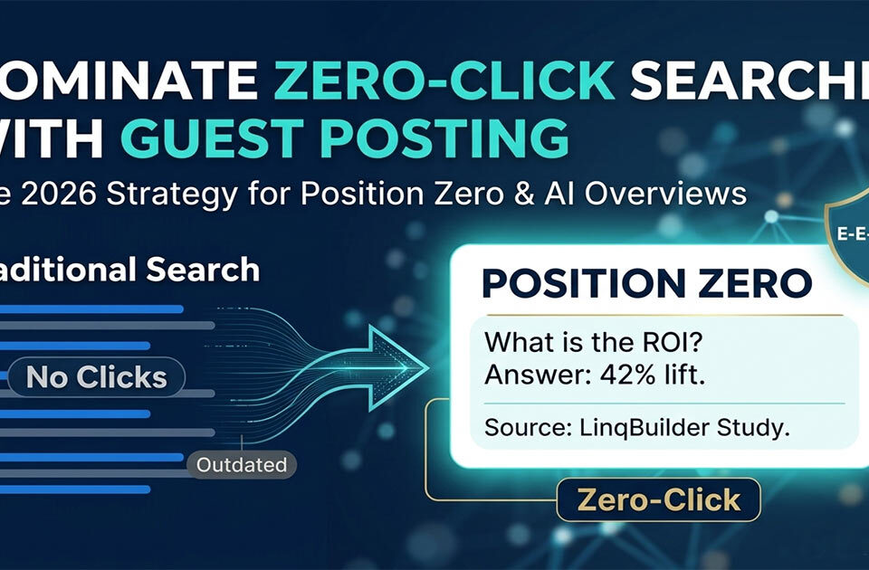 How to Dominate Zero-Click Searches via Guest Posting (2026)