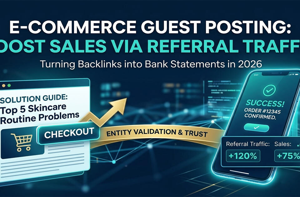 E-commerce Guest Posting: Boost Sales via Referral Traffic (2026)