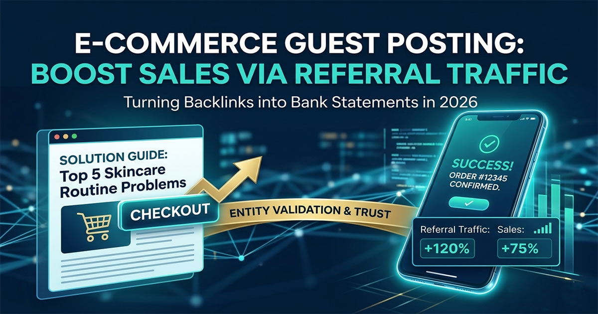 E-commerce Guest Posting: Boost Sales via Referral Traffic (2026)