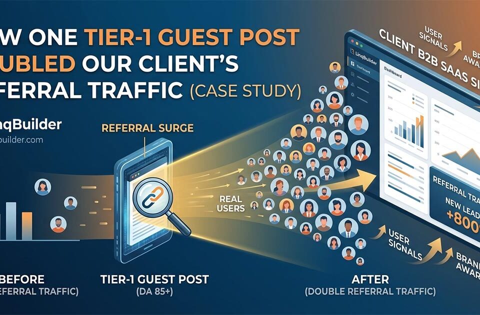 How One Tier-1 Guest Post Doubled Referral Traffic (Case Study)