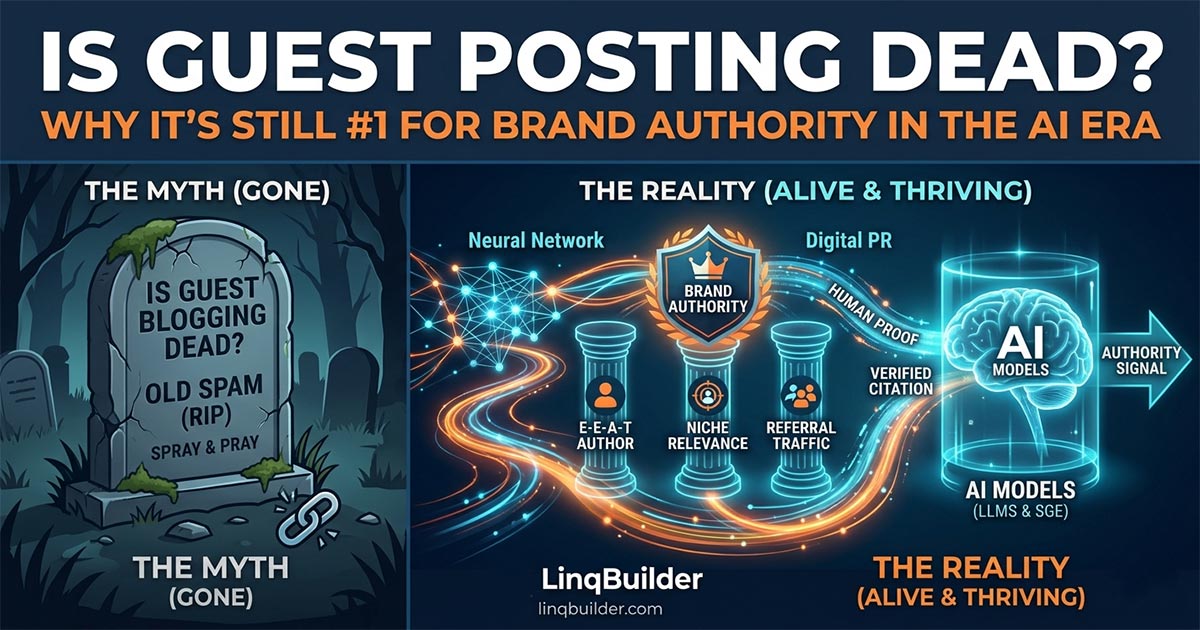 Is Guest Posting Dead? Why It’s Still #1 for Brand Authority (2026)