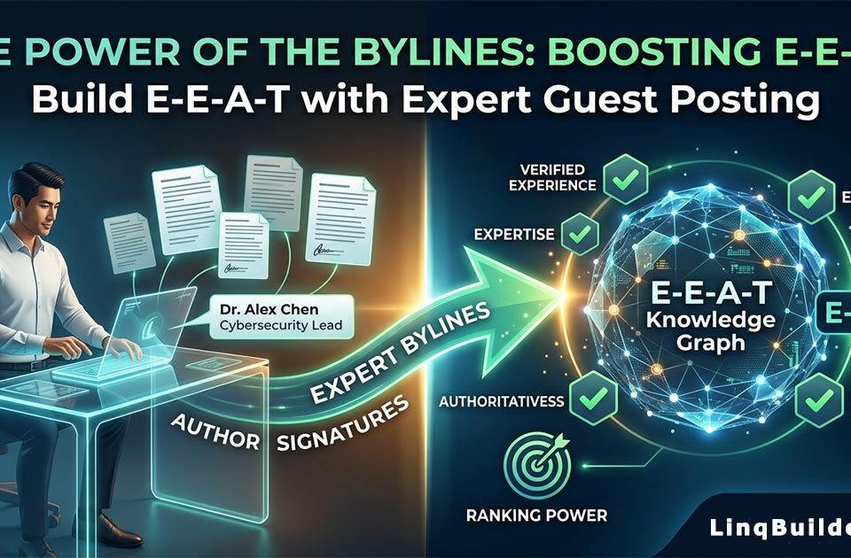The Power of Bylines: Build E-E-A-T with Expert Guest Posting