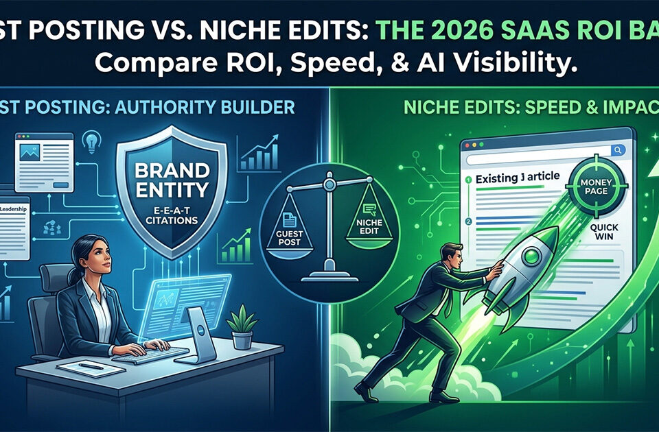Guest Posting vs. Niche Edits: The 2026 SaaS ROI Guide