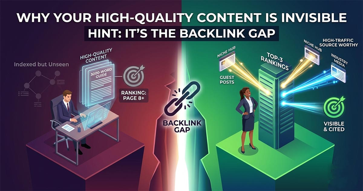 Invisible Content? How to Close the Backlink Gap in 2026