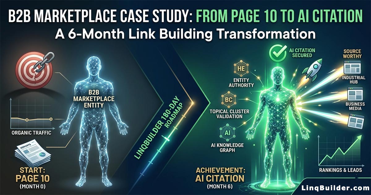 Page 10 to AI Citation: A 6-Month B2B Link Building Case Study