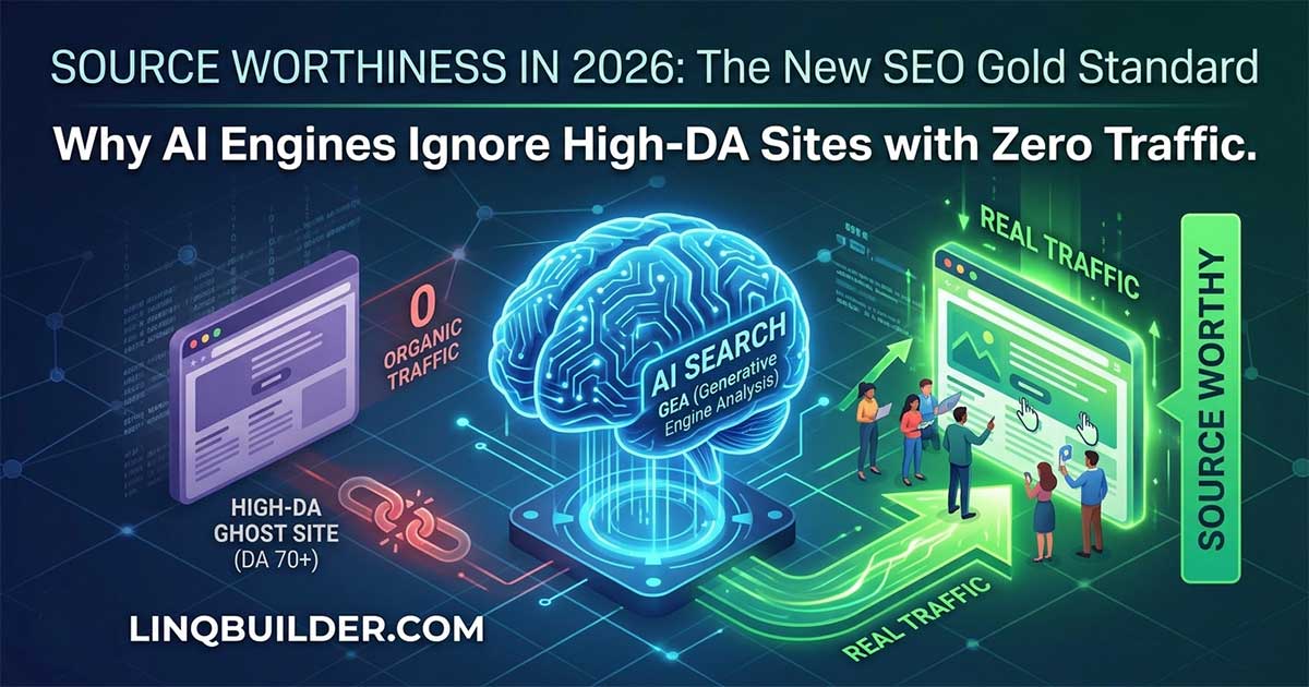 Source Worthiness 2026: Why AI Ignores High-DA Ghost Sites