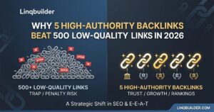 Why 5 High-Authority Links Beat 500 Low-Quality Links (2026)