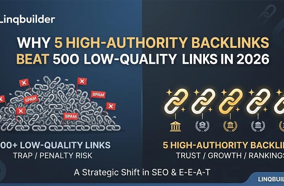Why 5 High-Authority Links Beat 500 Low-Quality Links (2026)