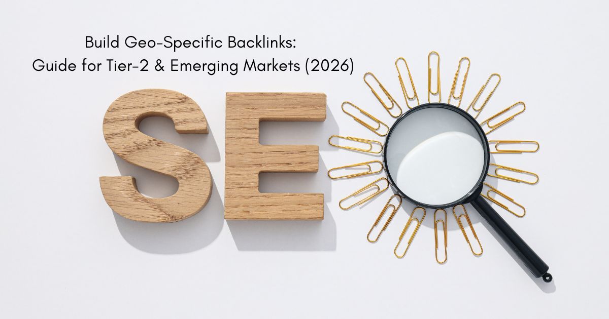 Build Geo-Specific Backlinks: Guide for Tier-2 & Emerging Markets (2026)